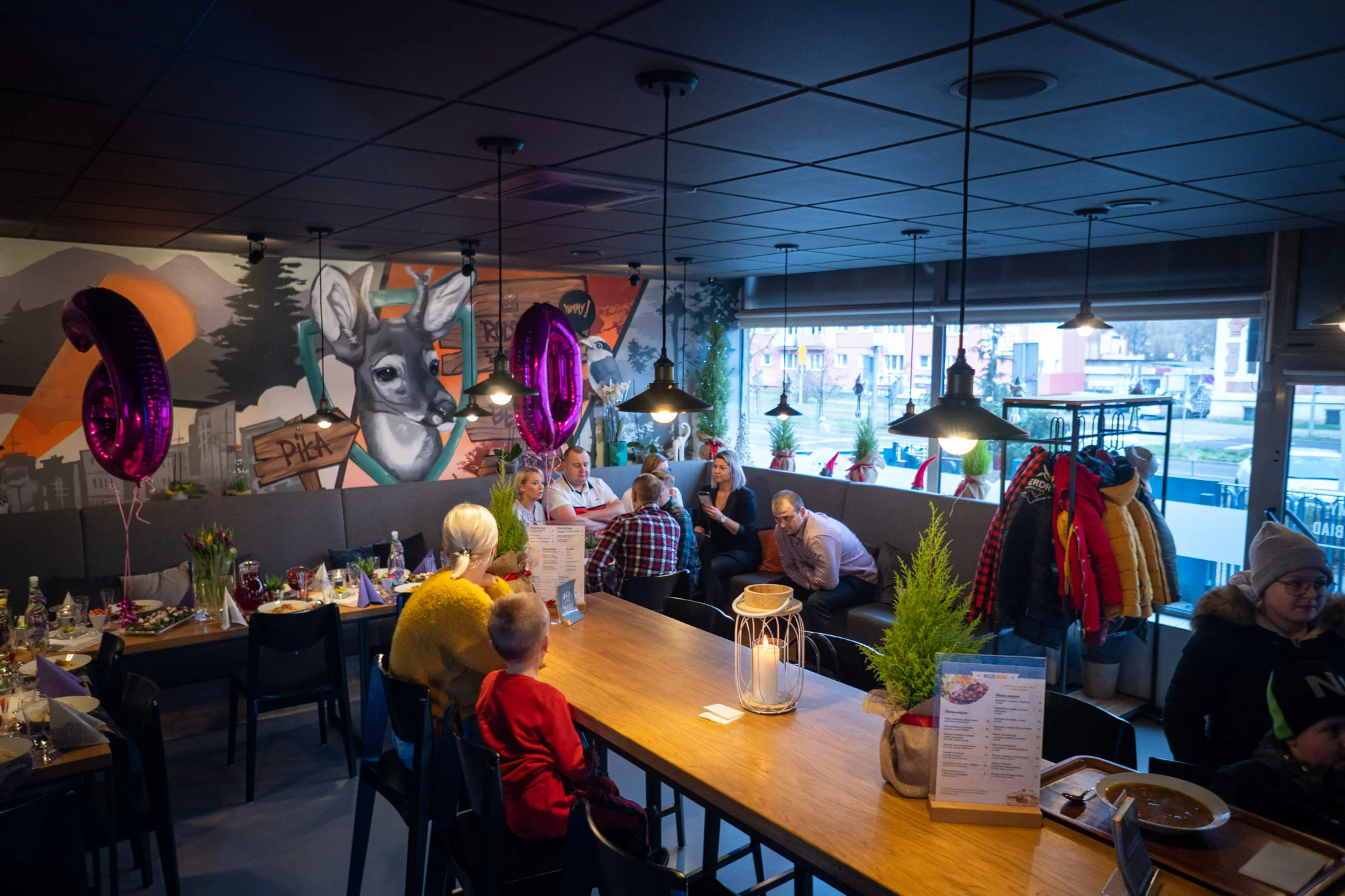 Restauracja Piła wnętrze
